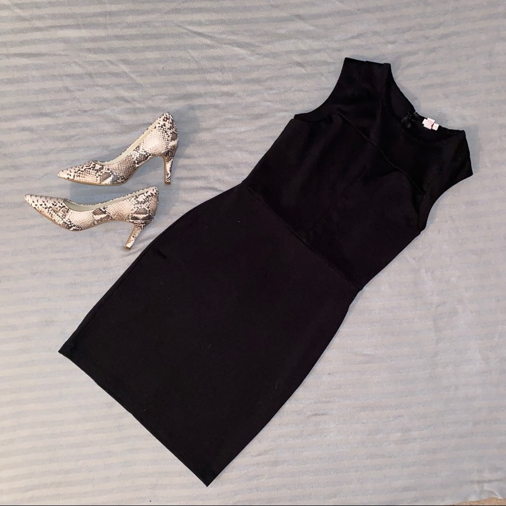 Black Merona office style dress
